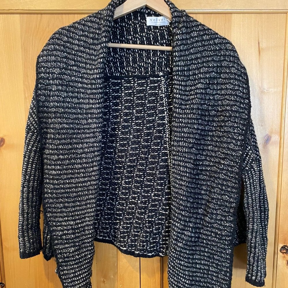 Velvet Caridgan/shawl Size Small